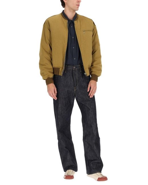 Visvim Green Gunner Reversible Down Jacket for men