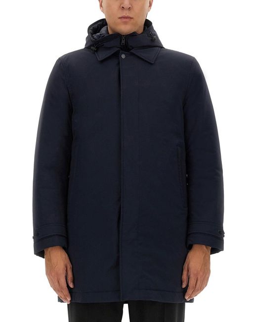 Woolrich Blue Nylon Jacket
