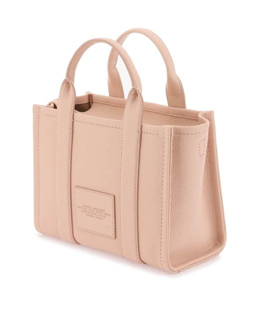 La bolsa de bolso pequeña de cuero Marc Jacobs de color Pink