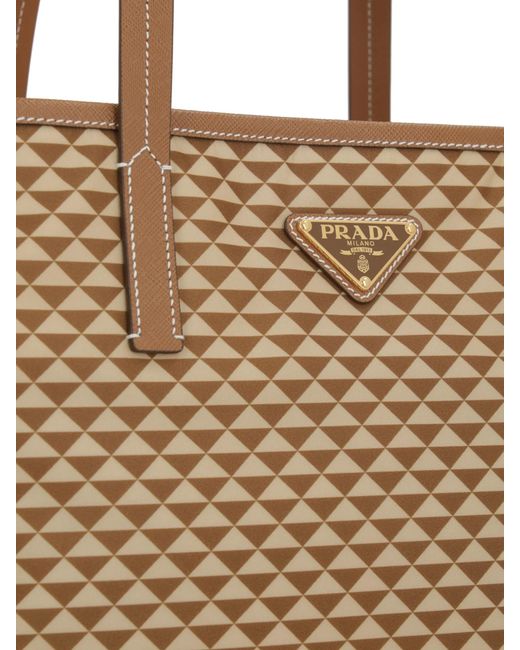 Prada Natural Re-Nylon Tote Bag