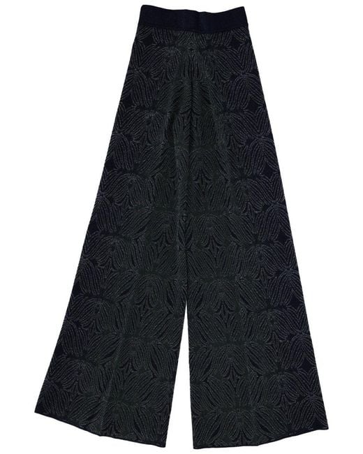 Circus Hotel Blue Pants With Pattern