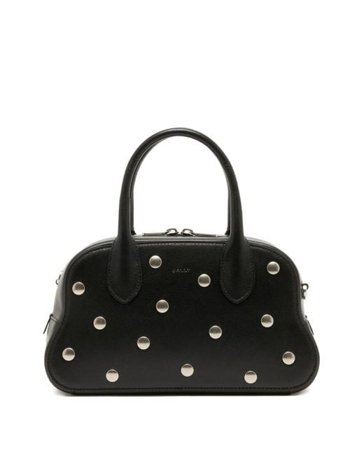 Bally Black Unda Satchel