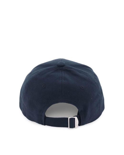 Cappello Baseball Con Logo Ricamato di Boss in Blue da Uomo