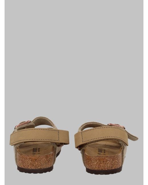 Birkenstock Natural Mini Comfort Sandals For Kids