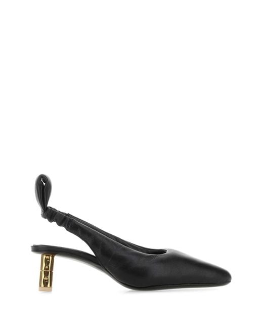 Boyy Black Nappa Leather Puffy Pumps