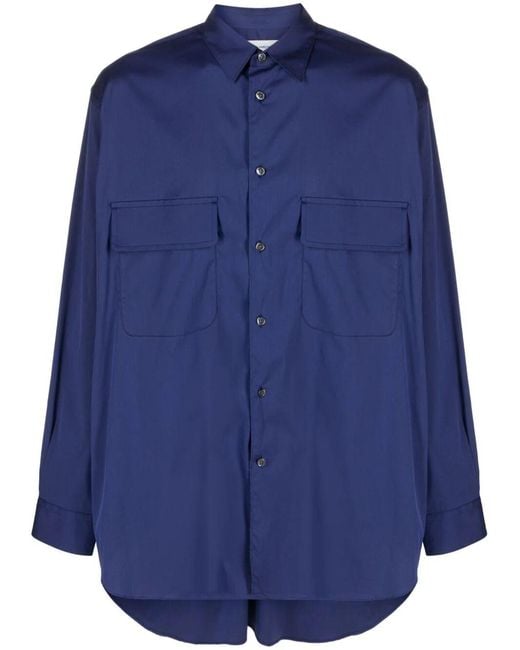 Comme des Garçons Blue Shirt Woven