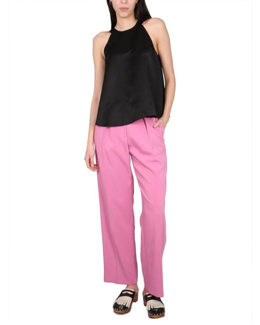 Alysi Pink Straight Leg Pants