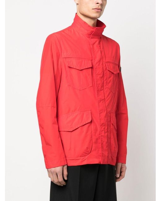 Peuterey Red Metal Blouson Jacket for men