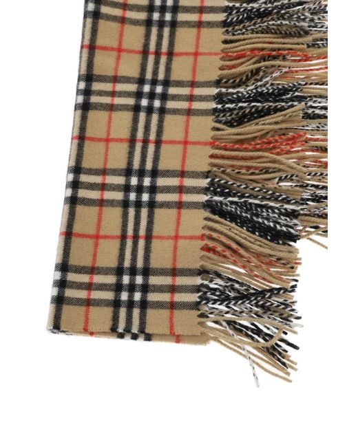 Burberry Ered "happy Cashmere Checkered in het Multicolor