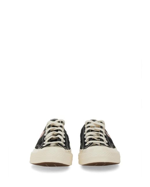 COMME DES GARÇONS PLAY White Comme Des Garçons Play Converse Sneakers