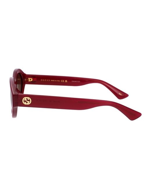 Gucci Red Sunglasses