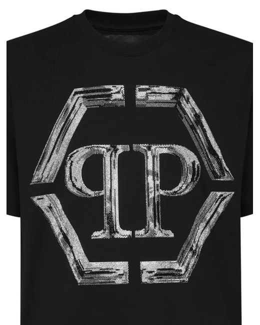 Philipp Plein T Shirts En Polos Zwart in het Black
