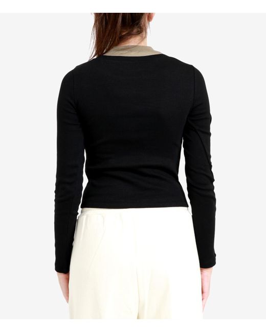 MSGM Black T Shirts And Polos
