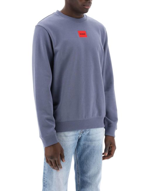 HUGO Regulär fit leichte Sweatshirt in Blue für Herren