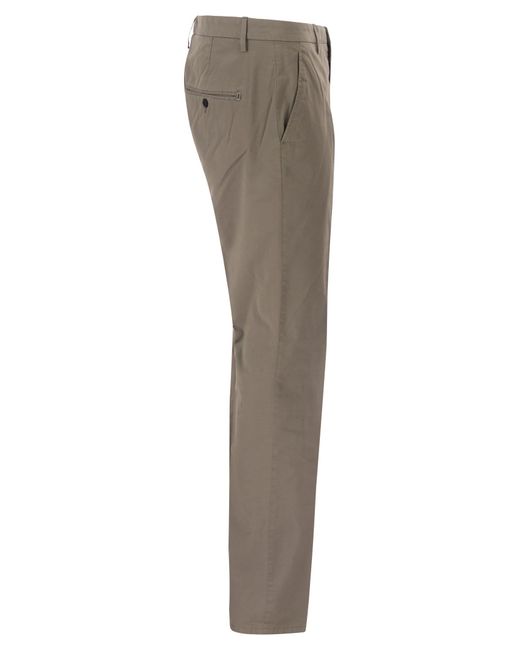 Dondup Gray Spiritissimo Stretch Gabardine Chino for men