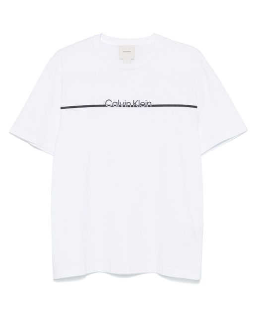 Camiseta de con logotipo Calvin Klein de color White