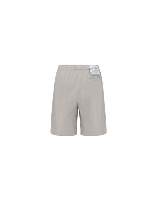 Shorts en coton Zegna pour homme en coloris Gray
