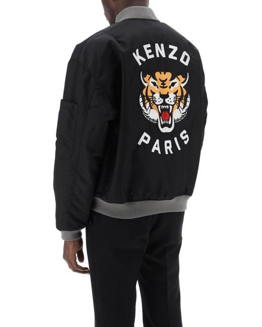 Lucky Tiger Bomber veste KENZO pour homme en coloris Black