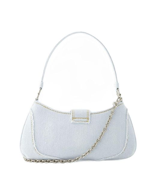 OSOI Brocle Kleine Schoudertas Katoenen Ijs Denim in het Gray