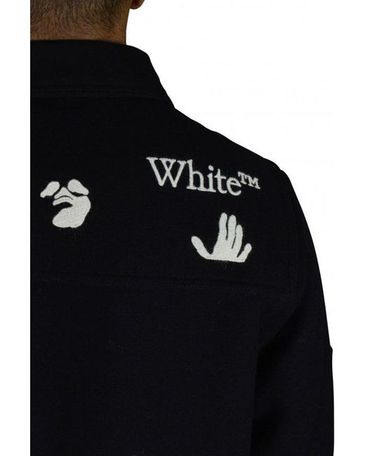 Off-White c/o Virgil Abloh Geruit Overhemd in het Blue voor heren