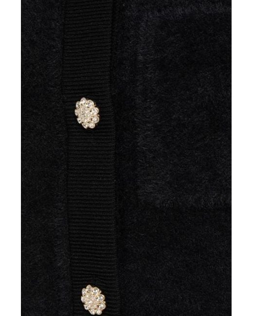Blugirl Blumarine Black Wool-Blend Sweater