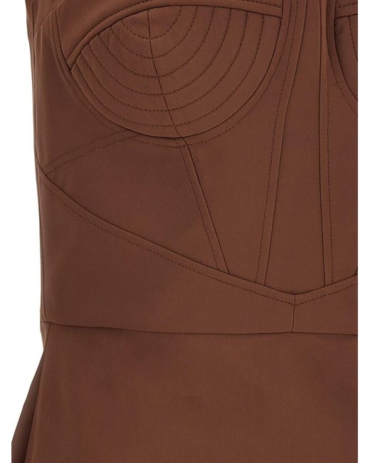 Nensi Dojaka Brown Kleid "Maddie"