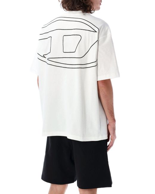 DIESEL White Suede Gloves for men