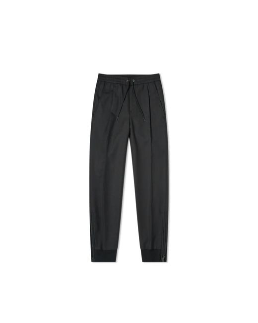 Moncler Black Wool Pants for men