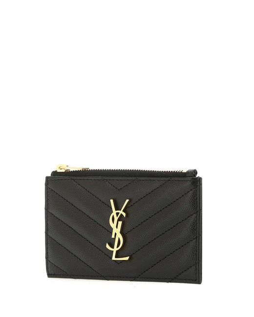 Saint Laurent Black Wallets