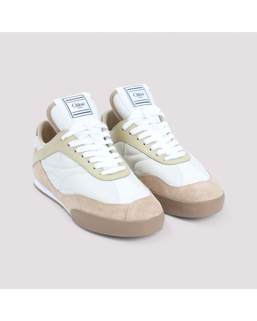 Chloé Natural Kick Sneakers