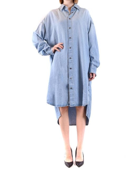 DIESEL Blue Shirt Dress