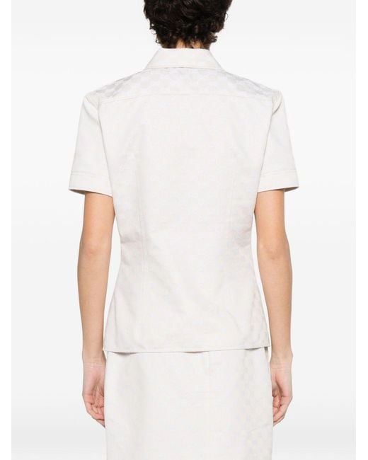 Gucci White Regular Printed Shirt