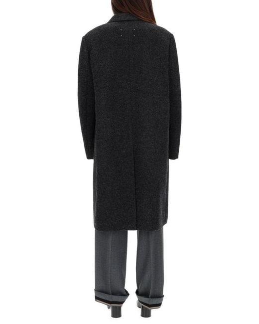Maison Margiela Black Wool Coat