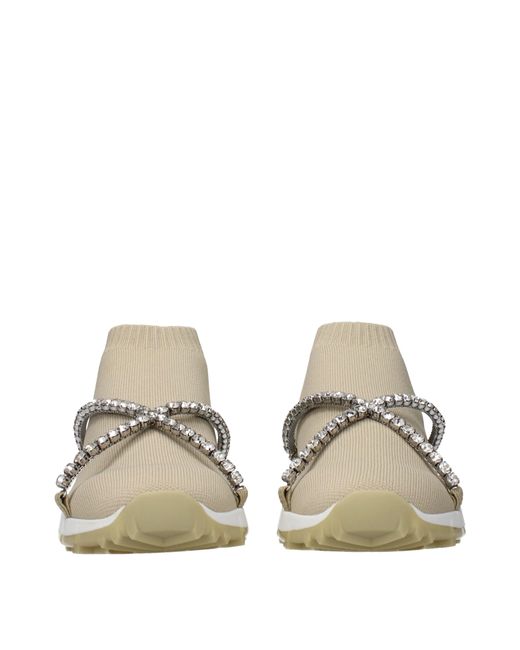 Jimmy Choo Natural Slip On Torri Fabric/Sand