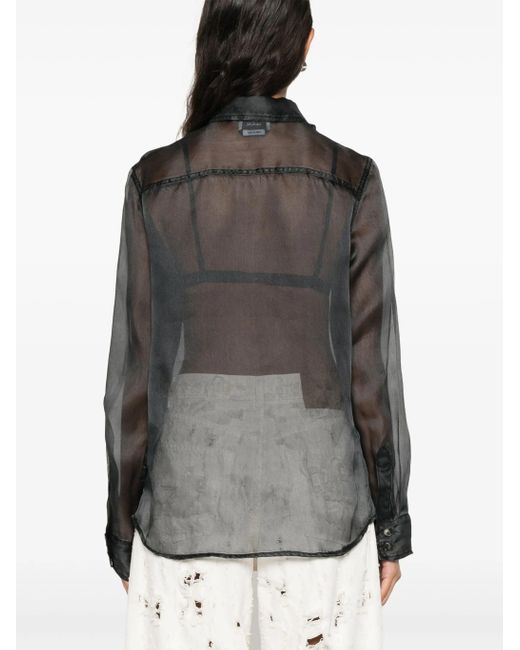 Haikure Gray Ronda Black Denim Print