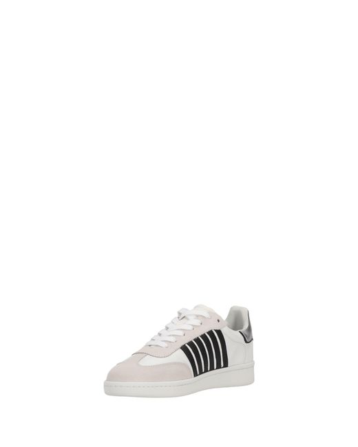 Baskets basses à lacets DSquared² en coloris White