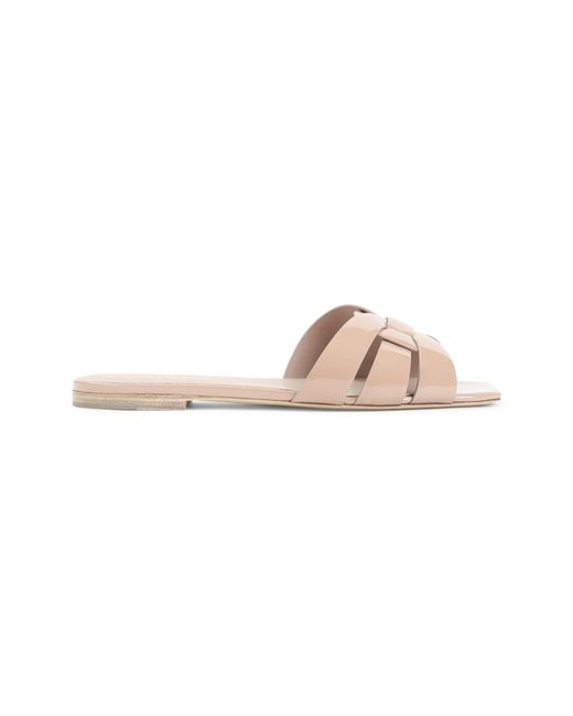 Saint Laurent Pink Tribut Sandals