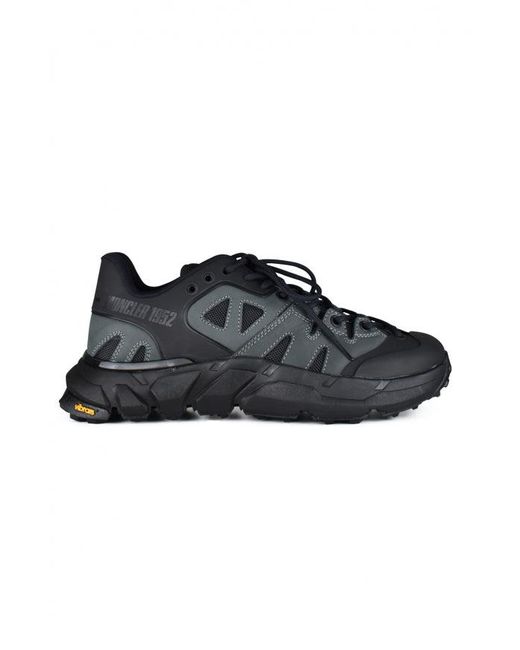 Moncler Black Silencio Rubber Sole Sneakers