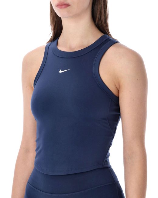 Nike Blue Dri-Fit Cropped Tank Top