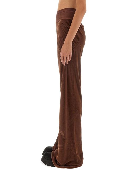 Rick Owens Brown Bias Cut Pants