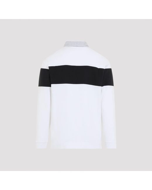Acne Polosweatshirt in het White voor heren
