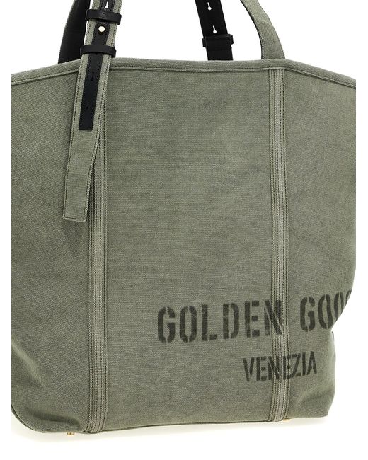 Bolsa de compras '24 .7 ' Golden Goose Deluxe Brand de color Green