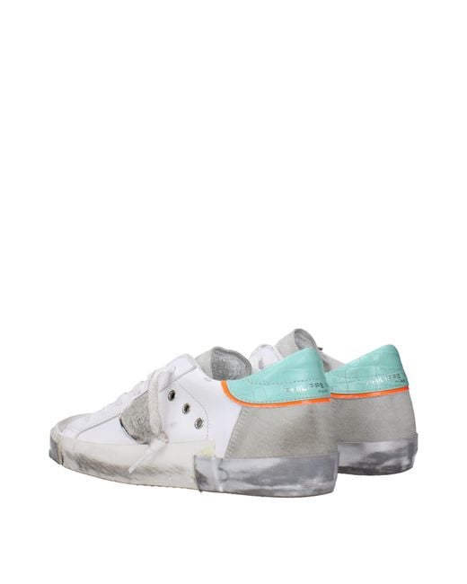 Philippe Model White Sneakers Prsx Skin/Water