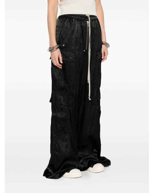Rick Owens Cargobroek in het Black