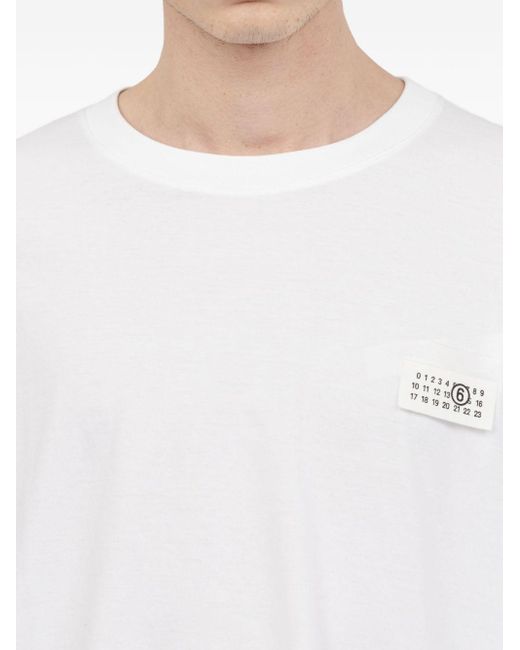 MM6 by Maison Martin Margiela White T Shirts And Polos for men