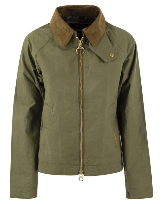 Campbell Short Mackintosh di Barbour in Green
