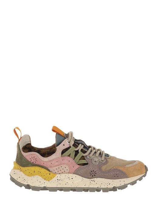 Flower Mountain Brown Yamano 3 Sneakers