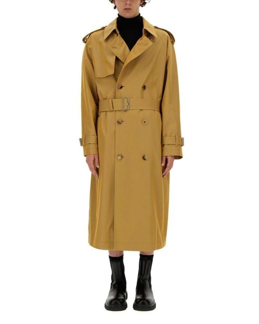 Burberry Trench Coat Met Cinutra in het Metallic voor heren