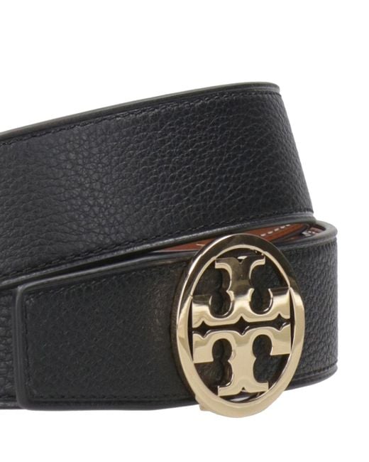 Tory Burch Black E Gürtel schwarz+Wildleder