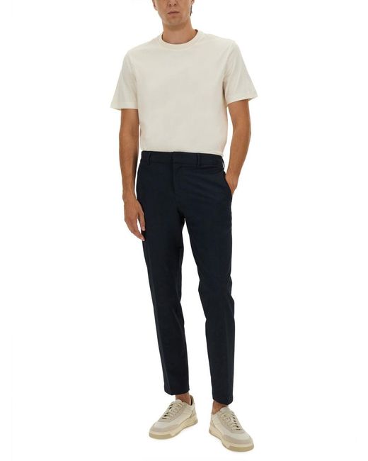 Boss Blue Slim Fit Pants for men